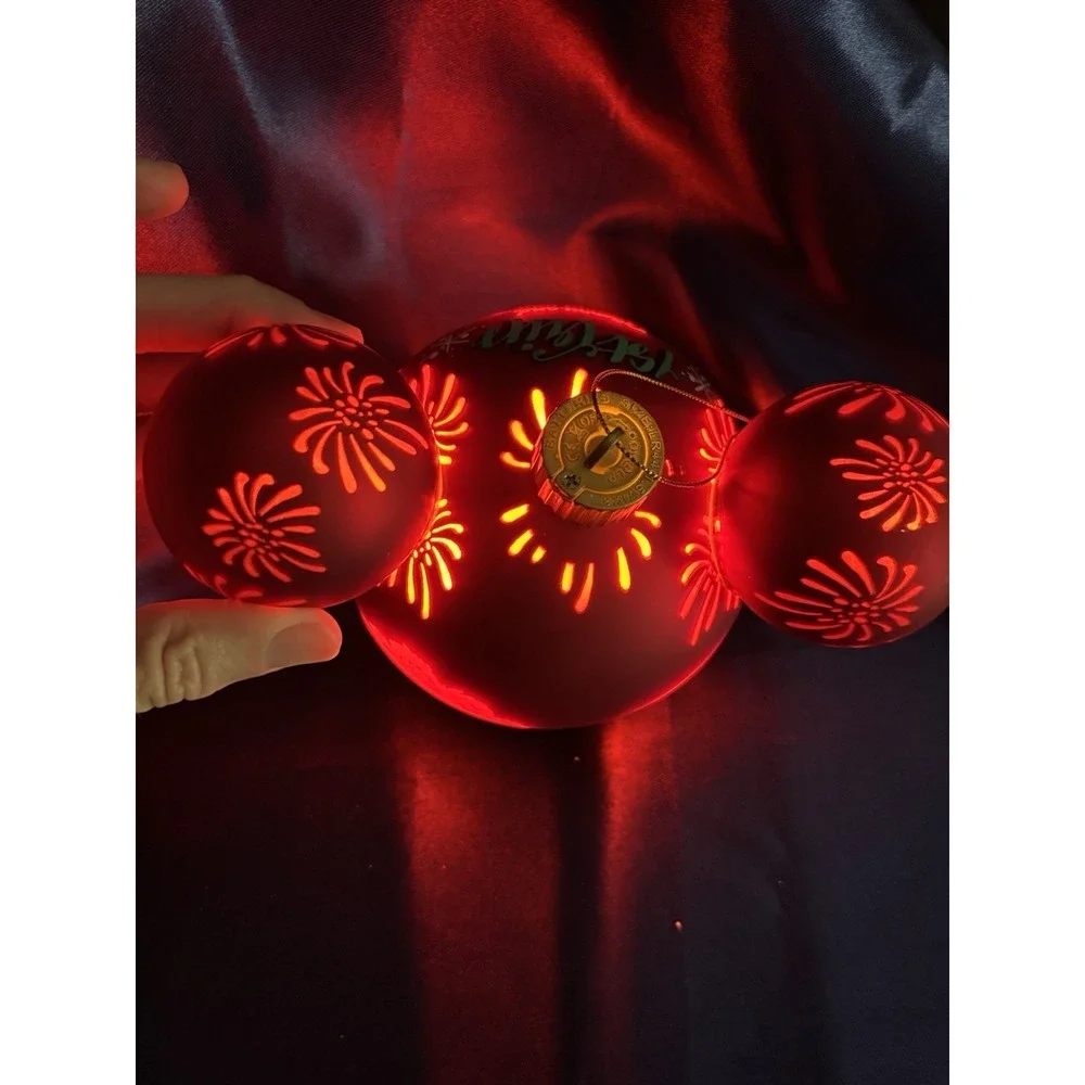 First Disneyland Trip Ornament 2024, Light Up Mickey Ears. [A1]